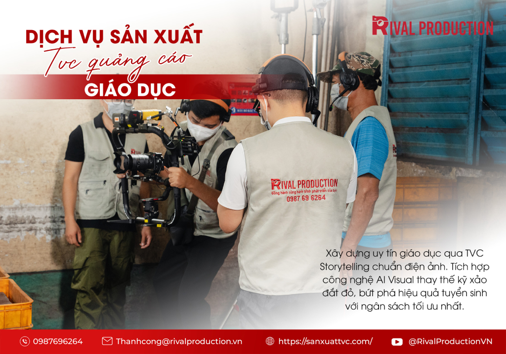 Dịch vụ sản xuất làm TVC quảng cáo giáo dục