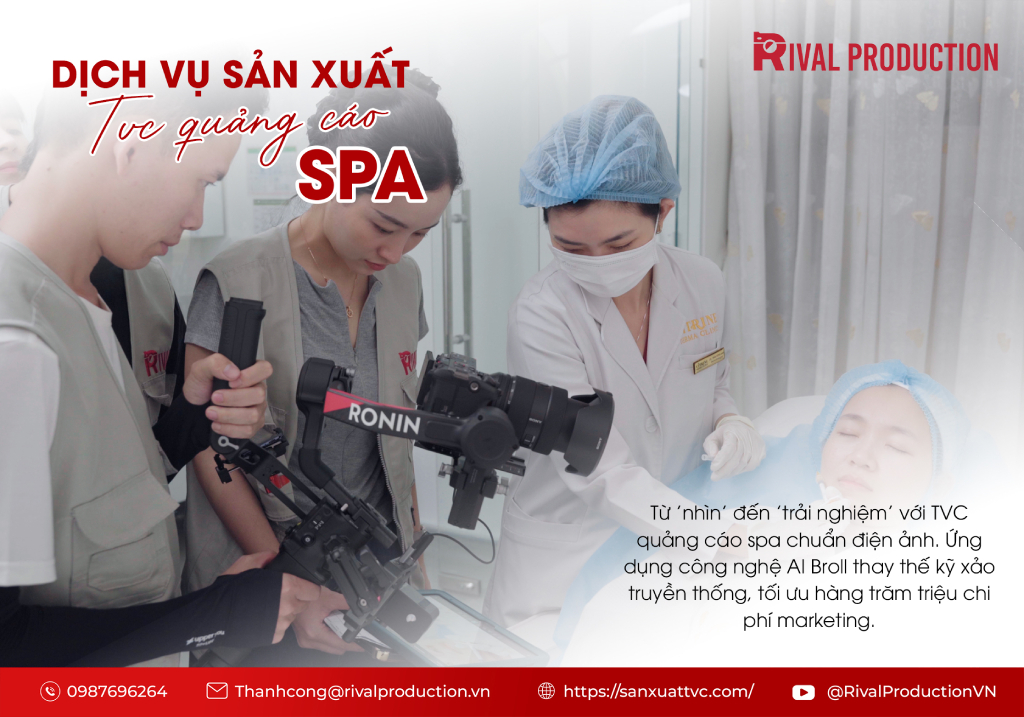 Dịch vụ sản xuất làm TVC quảng cáo spa