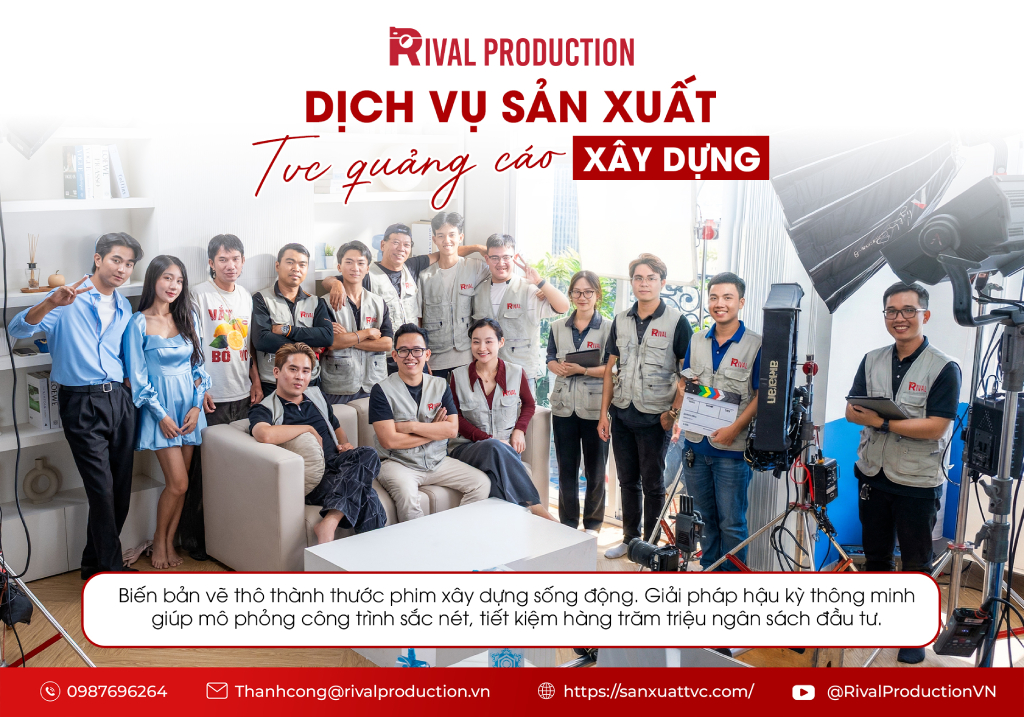 Dịch vụ sản xuất làm TVC quảng cáo xây dựng