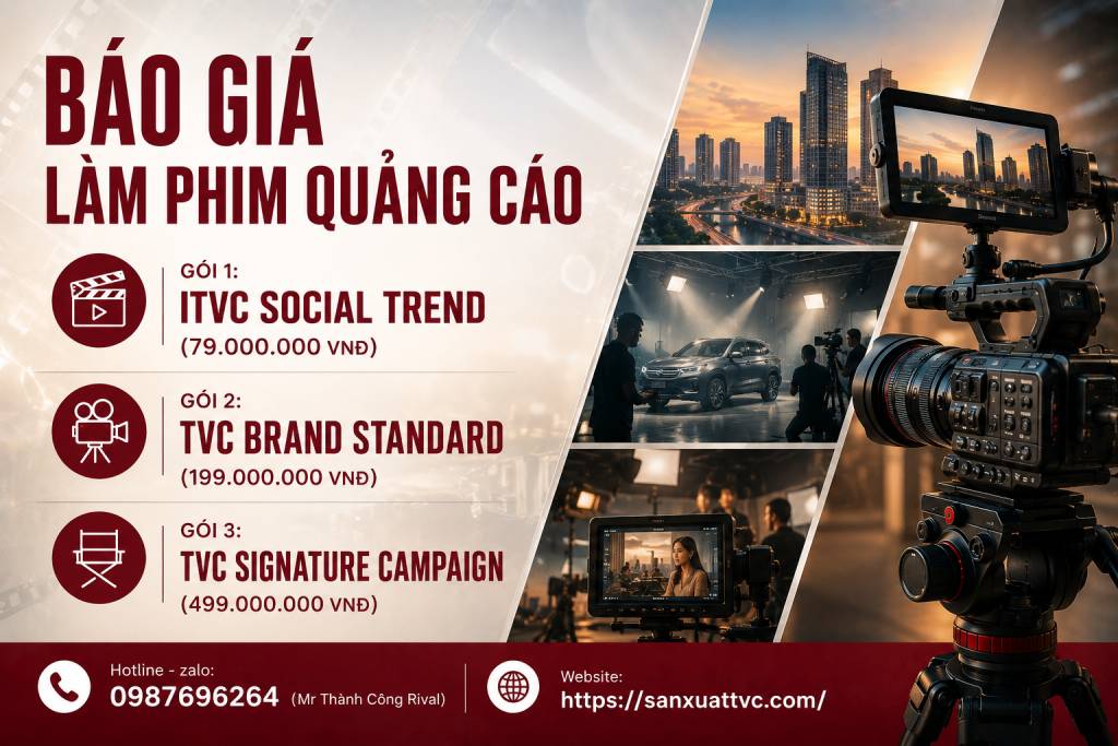 Báo giá làm phim quảng cáo