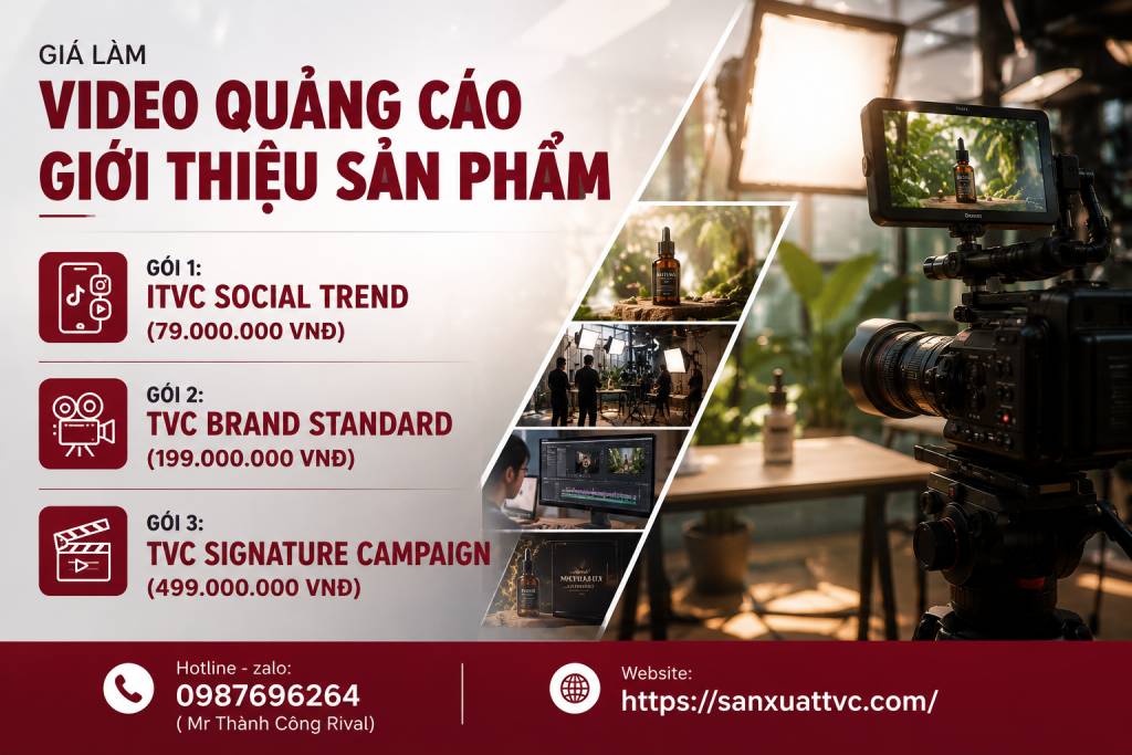 Giá làm video quảng cáo giới thiệu sản phẩm