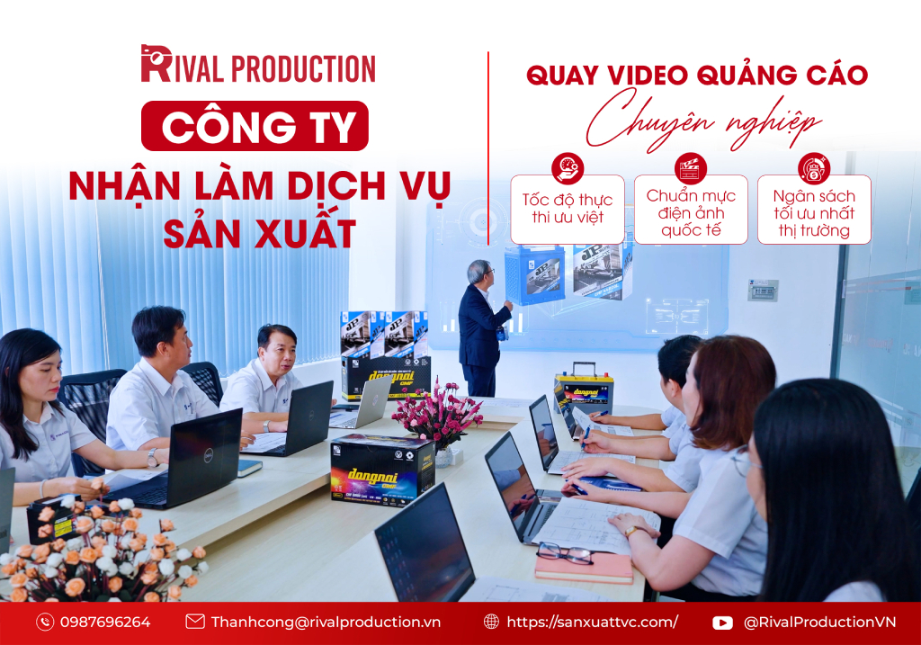 Công ty nhận làm dịch vụ sản xuất quay video quảng cáo