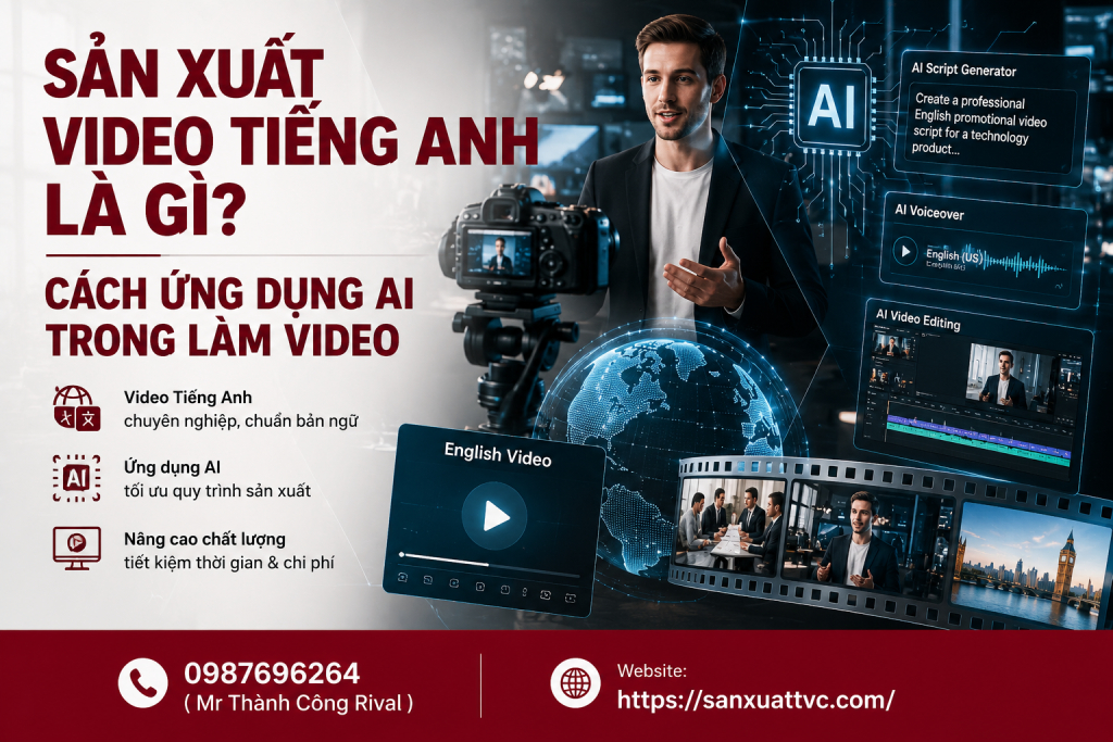 Sản Xuất Video Tiếng Anh Là Gì? Cách Ứng Dụng AI Trong Làm Video