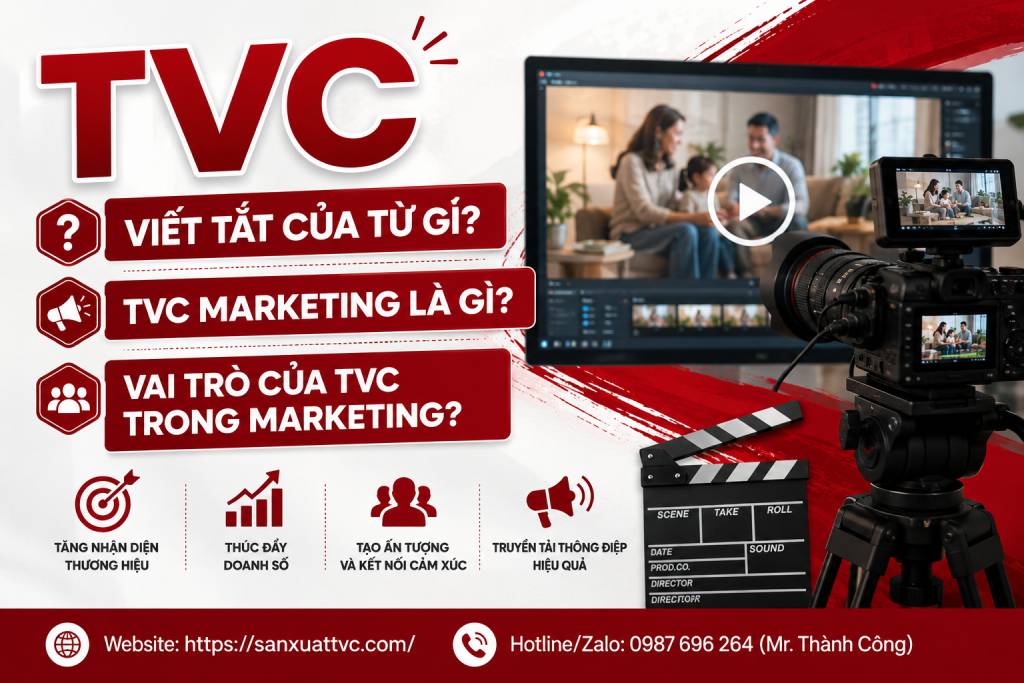 Tvc viết tắt của từ gì? TVC marketing là gì? Vai trò của TVC trong marketing