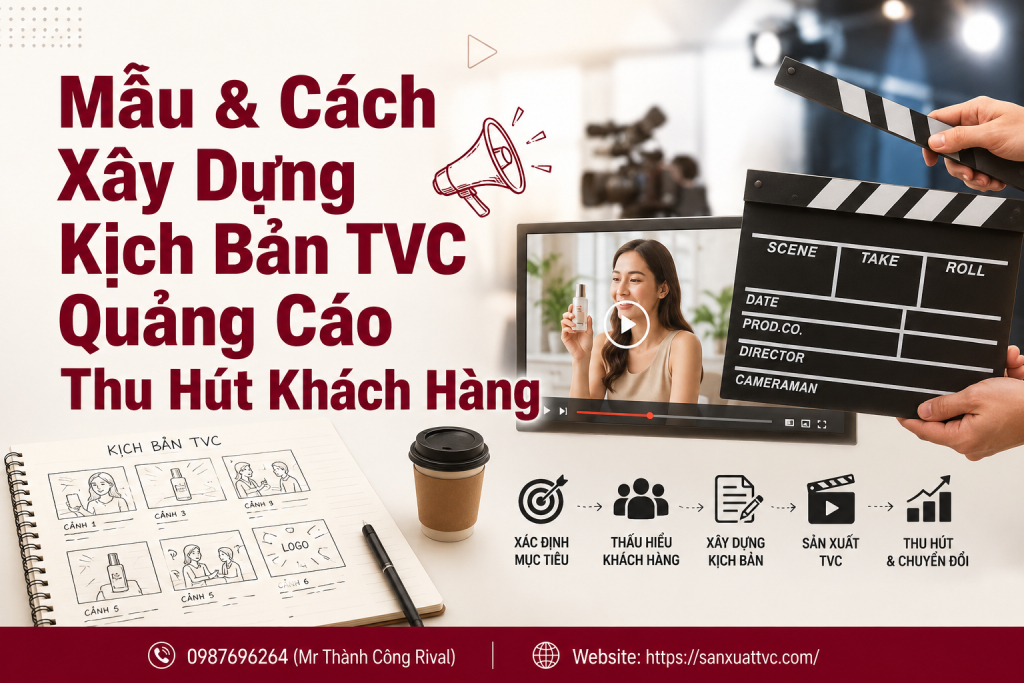 Mẫu & Cách Xây Dựng Kịch Bản TVC Quảng Cáo Thu Hút Khách Hàng