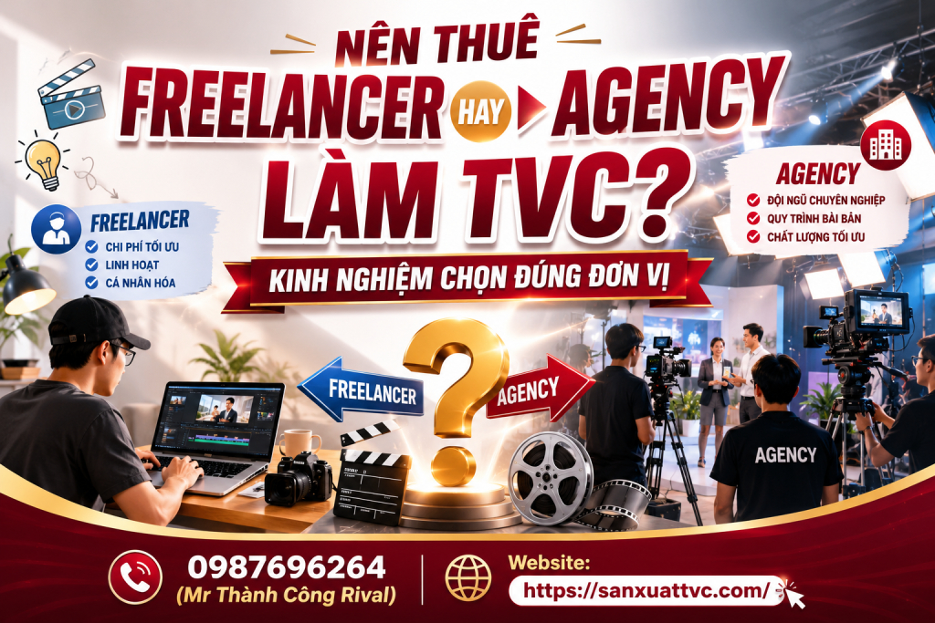 Nên Thuê Freelancer Hay Agency Làm TVC?