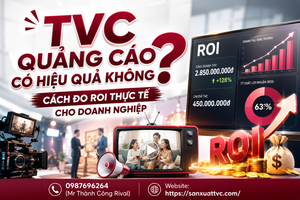 TVC Quảng Cáo Có Hiệu Quả Không? Cách Đo ROI Thực Tế Cho Doanh Nghiệp