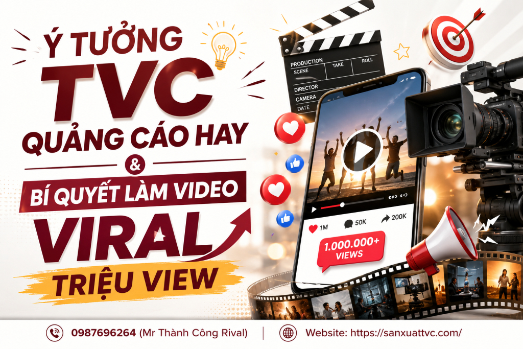 Ý Tưởng TVC Quảng Cáo Hay & Bí Quyết Làm Video Viral Triệu View